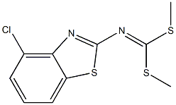  N-(4-Chlorobenzothiazol-2-yl)imidodithiocarbonic acid dimethyl ester