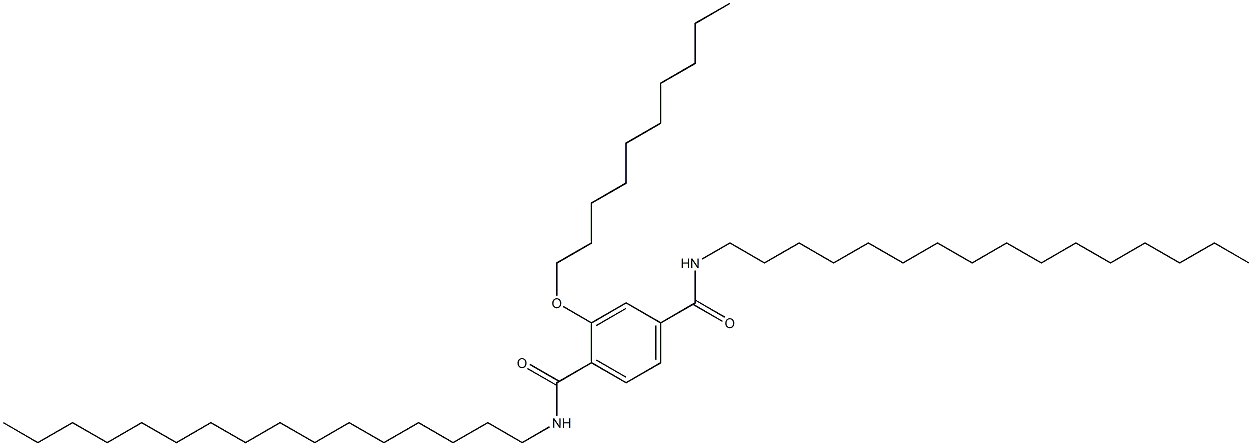 2-(Decyloxy)-N,N'-dihexadecylterephthalamide Structure