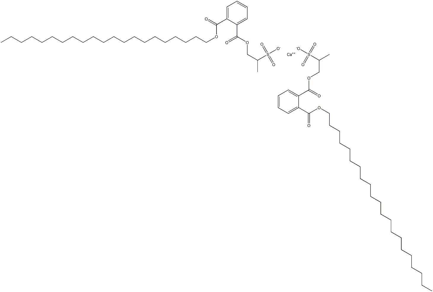  Bis[1-[(2-henicosyloxycarbonylphenyl)carbonyloxy]propane-2-sulfonic acid]calcium salt