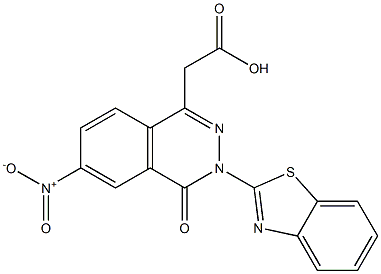 3-(2-Benzothiazolyl)-6-nitro-3,4-dihydro-4-oxophthalazine-1-acetic acid|