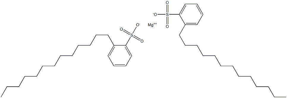 Bis(2-tridecylbenzenesulfonic acid)magnesium salt Structure