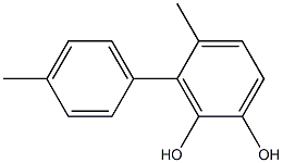 3-(4-Methylphenyl)-4-methylbenzene-1,2-diol Structure