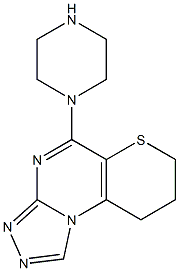 8,9-Dihydro-5-(piperazin-1-yl)-7H-thiopyrano[2,3-e][1,2,4]triazolo[4,3-a]pyrimidine