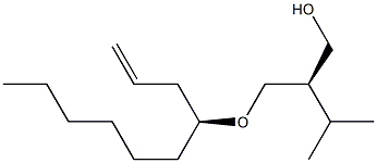 (2R)-3-[[(4S)-1-Decen-4-yl]oxy]-2-isopropyl-1-propanol,,结构式