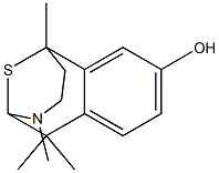 2,6-Epithio-8-hydroxy-1,1,3,6-tetramethyl-1,2,3,4,5,6-hexahydro-3-benzazocine Structure