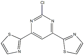 2-Chloro-4-(2-thiazolyl)-6-(2-thiazolyl)pyrimidine Structure