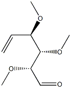 (2R,3S,4R)-2,3,4-Trimethoxy-5-hexenal Struktur