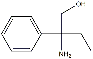 2-Amino-2-phenyl-1-butanol Structure
