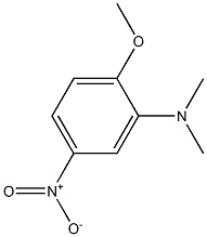 2-(Dimethylamino)-4-nitroanisole,,结构式