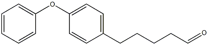 5-(p-Phenoxyphenyl)pentanal Structure