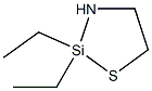 2,2-Diethyl-1-thia-3-aza-2-silacyclopentane,,结构式