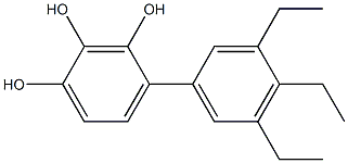 4-(3,4,5-Triethylphenyl)benzene-1,2,3-triol