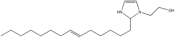 2-(6-Tetradecenyl)-4-imidazoline-1-ethanol Struktur