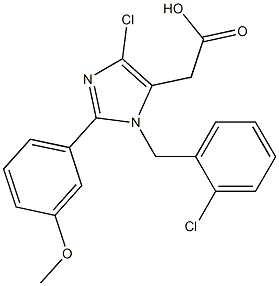 4-Chloro-1-(2-chlorobenzyl)-2-(3-methoxyphenyl)-1H-imidazole-5-acetic acid