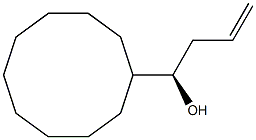 (R)-1-シクロデシル-3-ブテン-1-オール 化学構造式