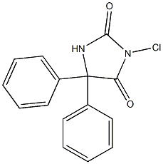 5,5-ジフェニル-3-クロロヒダントイン 化学構造式