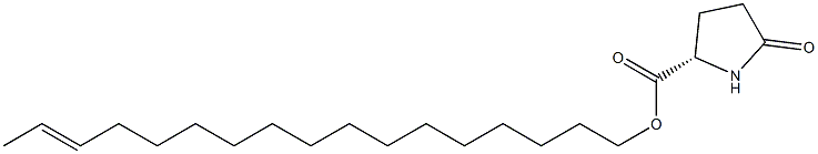 (S)-5-Oxopyrrolidine-2-carboxylic acid 15-heptadecenyl ester Structure