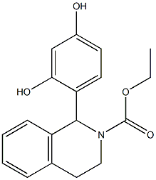 1-(2,4-Dihydroxyphenyl)-1,2,3,4-tetrahydroisoquinoline-2-carboxylic acid ethyl ester|