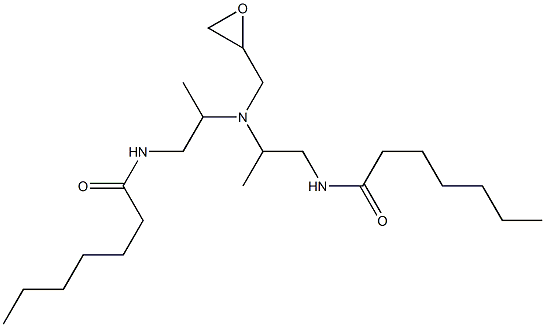 N,N'-[(Oxiran-2-ylmethylimino)bis(2-methyl-2,1-ethanediyl)]bis(heptanamide)