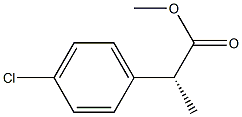 [R,(-)]-2-(p-Chlorophenyl)propionic acid methyl ester Structure