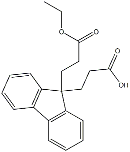 3,3'-(9H-Fluoren-9-ylidene)bis(propionic acid ethyl) ester 结构式