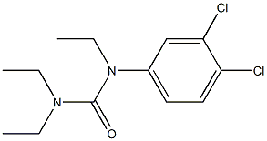 1-(3,4-Dichlorophenyl)-1,3,3-triethylurea 结构式