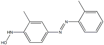 N-[4-(2-Methylphenylazo)-2-methylphenyl]hydroxylamine Structure