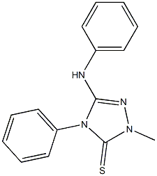 2-Methyl-4-phenyl-5-(phenylamino)-4H-1,2,4-triazole-3(2H)-thione