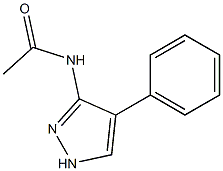 N-(4-Phenyl-1H-pyrazol-3-yl)acetamide Structure