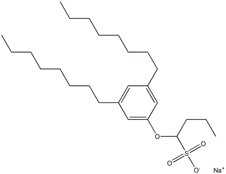 1-(3,5-Dioctylphenoxy)butane-1-sulfonic acid sodium salt