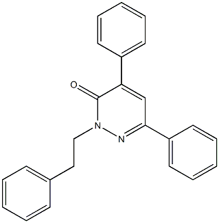 4,6-Diphenyl-2-(2-phenylethyl)pyridazin-3(2H)-one