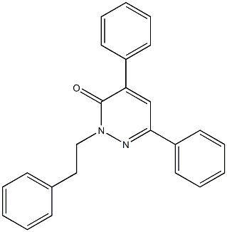  4,6-Diphenyl-2-(2-phenylethyl)pyridazin-3(2H)-one