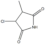 2-Chloro-3-methylsuccinimide,,结构式