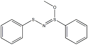 S-Methoxy-S,S-diphenylThiazyne Struktur