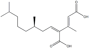 (2E,4Z,7R)-3,7,11-Trimethyl-4-carboxy-2,4-dodecadienoic acid|