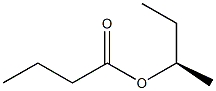 (-)-Butyric acid (R)-sec-butyl ester,,结构式