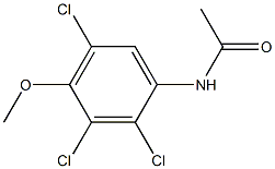 2'-Chloro-3'-chloro-4'-methoxy-5'-chloroacetanilide,,结构式