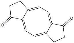 3,8-Dihydrodicyclopenta[a,e]cyclooctene-1,6(2H,7H)-dione Struktur