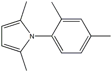 1-(2,4-Dimethylphenyl)-2,5-dimethyl-1H-pyrrole,,结构式