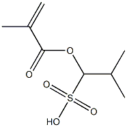1-(Methacryloyloxy)-2-methyl-1-propanesulfonic acid,,结构式