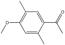 4'-Methoxy-2',5'-dimethylacetophenone Struktur