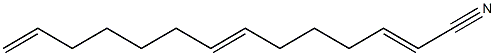 2,7,13-Tetradecatrienenitrile Structure