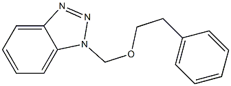 1-(2-Phenylethoxymethyl)-1H-benzotriazole 结构式
