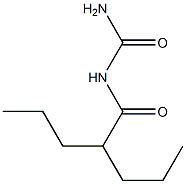 (2-Propylvaleryl)urea Structure