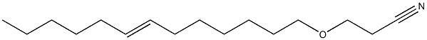 3-(7-Tridecenyloxy)propionitrile 结构式