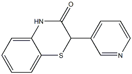 2-(3-Pyridyl)-2H-1,4-benzothiazin-3(4H)-one Structure