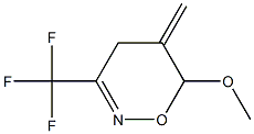 3-(Trifluoromethyl)-5-methylene-6-methoxy-5,6-dihydro-4H-1,2-oxazine Structure