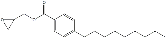 4-Nonylbenzoic acid glycidyl ester 结构式