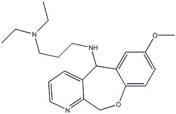 5,11-Dihydro-5-(3-diethylaminopropylamino)-7-methoxy[1]benzoxepino[3,4-b]pyridine