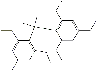 2,2'-Isopropylidenebis(1,3,5-triethylbenzene) Structure